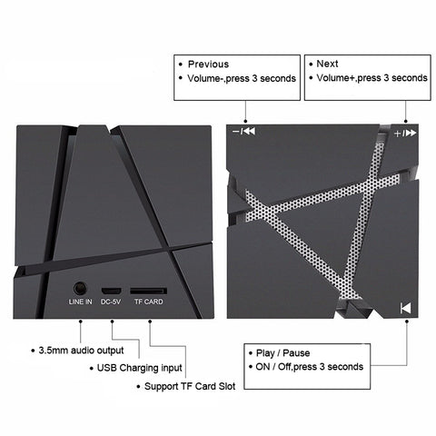 Awesome Cube Subwoofer Speakers