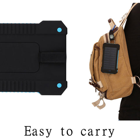 Solar-Powered External Battery Bank